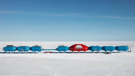 Halley research station in antarctica